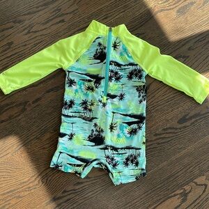 Hurley Nike Baby Toddler Swimsuit Rash Guard